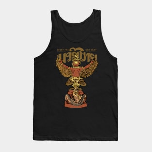 Antique Muay Thai The Golden Garuda Tank Top